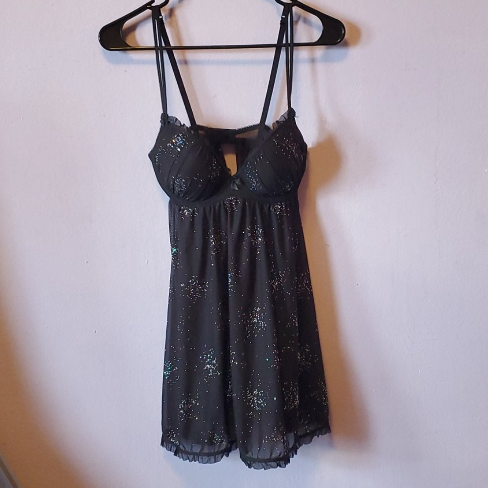 H&M Sparkling Black Chemise